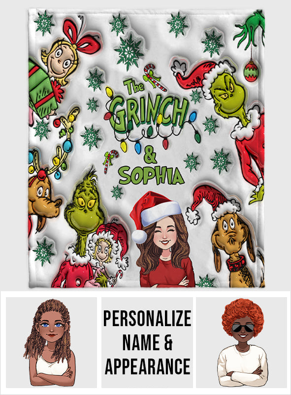 Merry Christmas - Personalized Stole Christmas Blanket