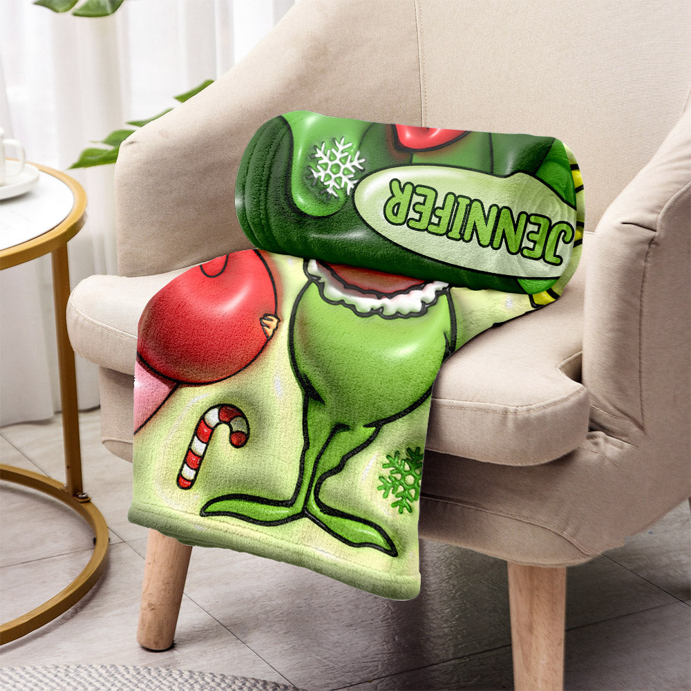 Merry Christmas - Personalized Stole Christmas Blanket