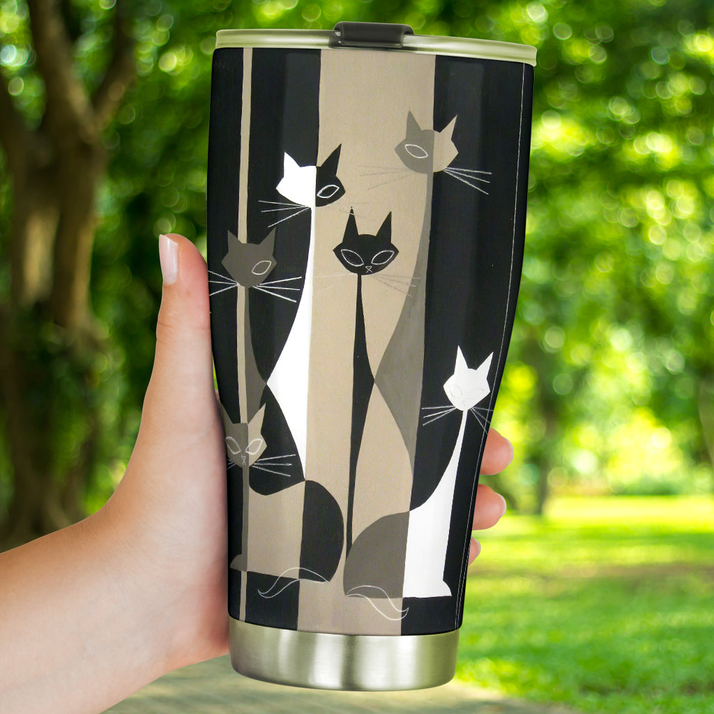 Cat Art Cat Tumbler 0622