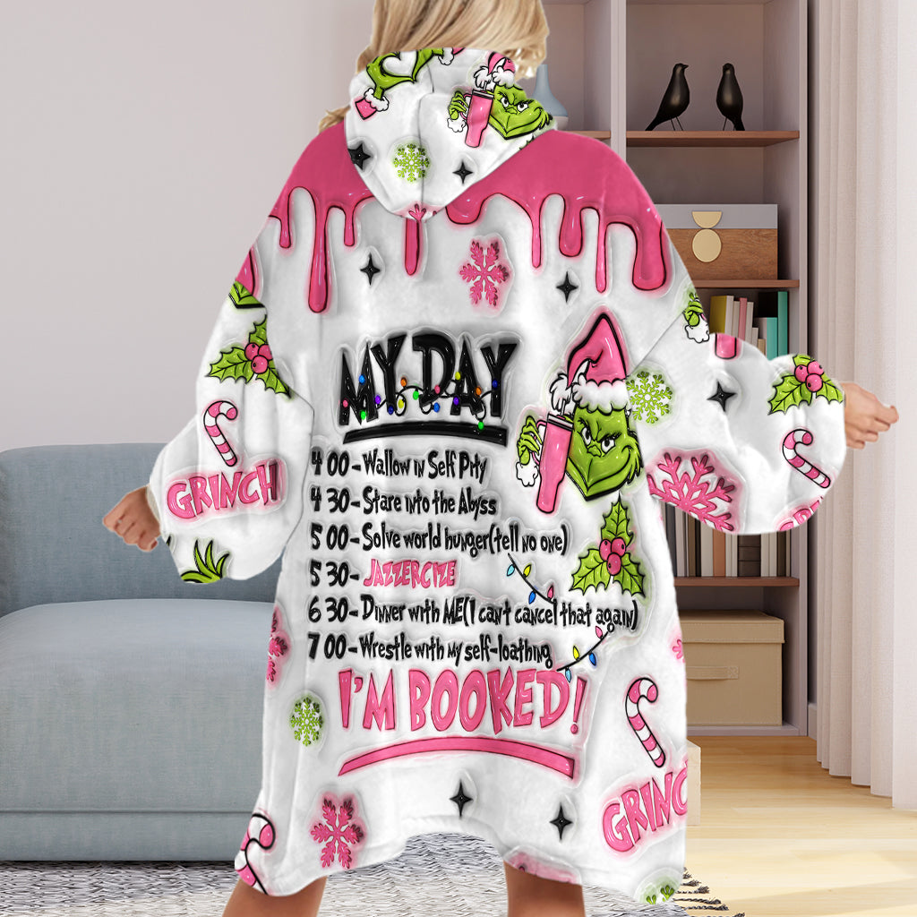 I'm Booked - Personalized Stole Christmas Blanket Hoodie