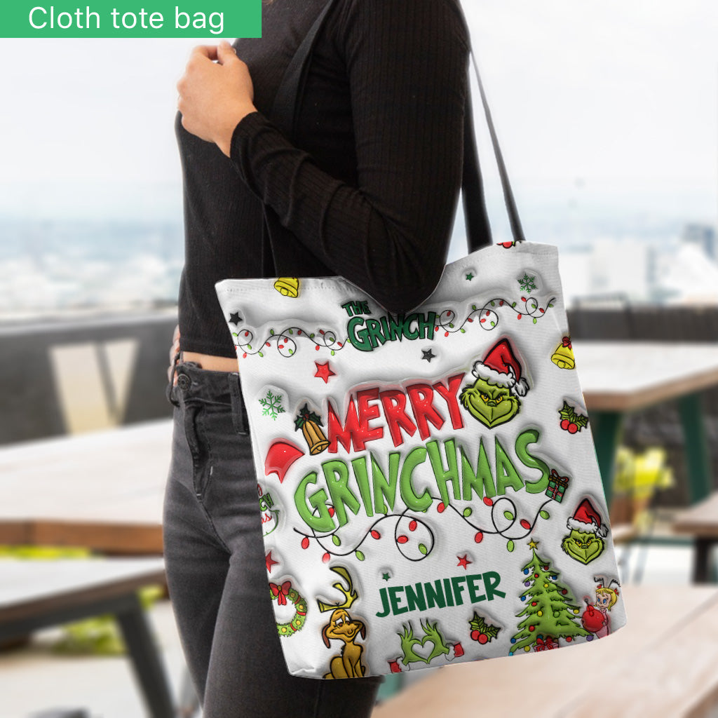 I'm Booked - Personalized Stole Christmas Tote Bag