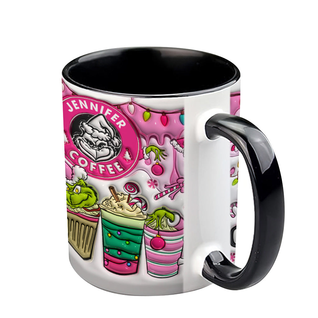 Grinchmas Coffee - Personalized Stole Christmas Accent Mug