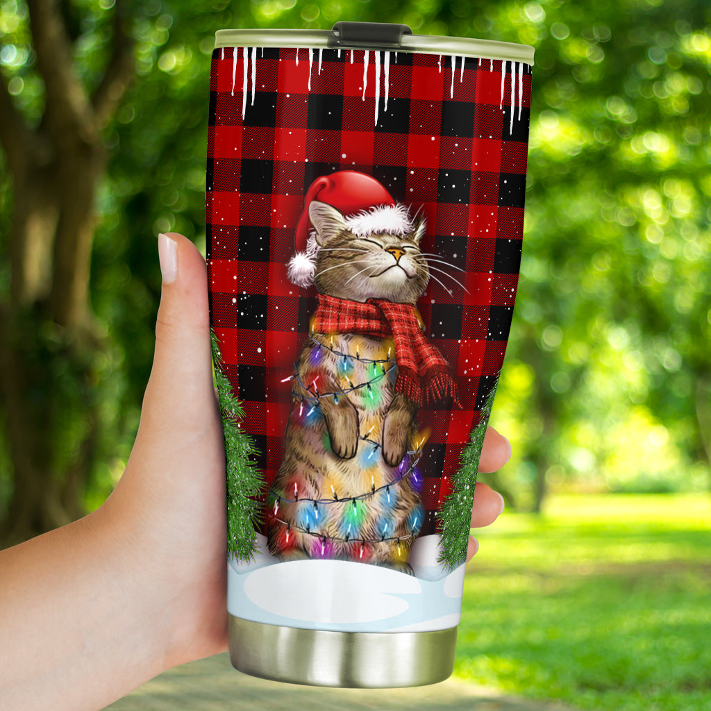 Baby It's Cold Outside Cat Tumbler 0622