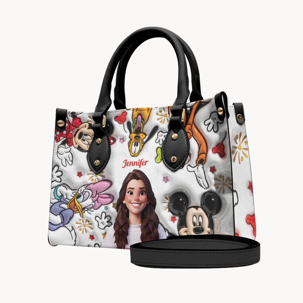 Magical - Personalized Mouse Leather Handbag