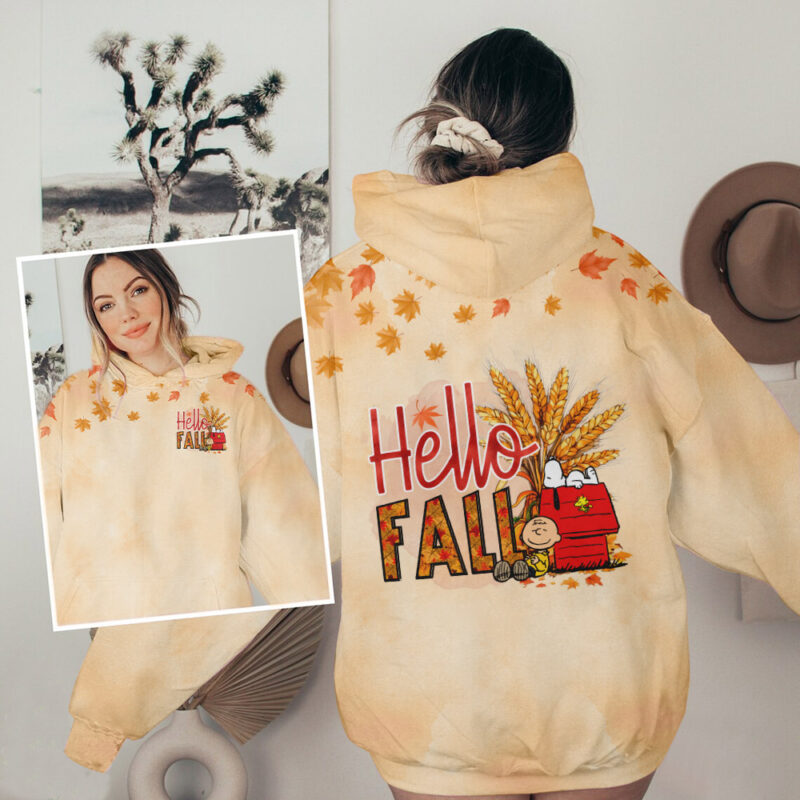 Hello Fall All Over Shirt 0823