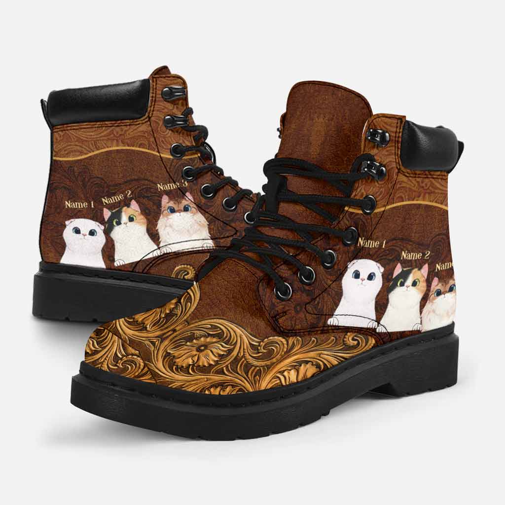 Love Cats - Personalized Cat All Season Boots