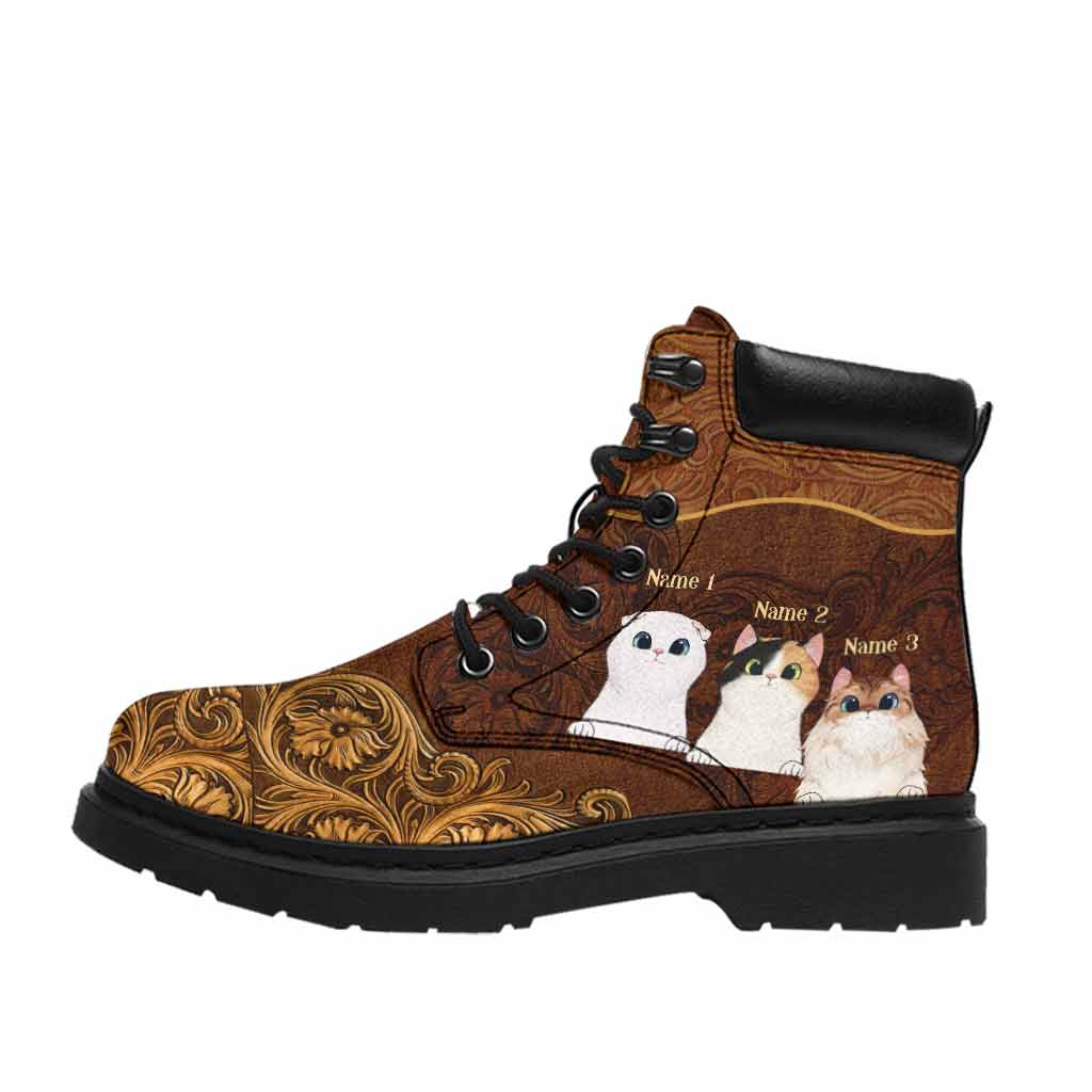 Love Cats - Personalized Cat All Season Boots