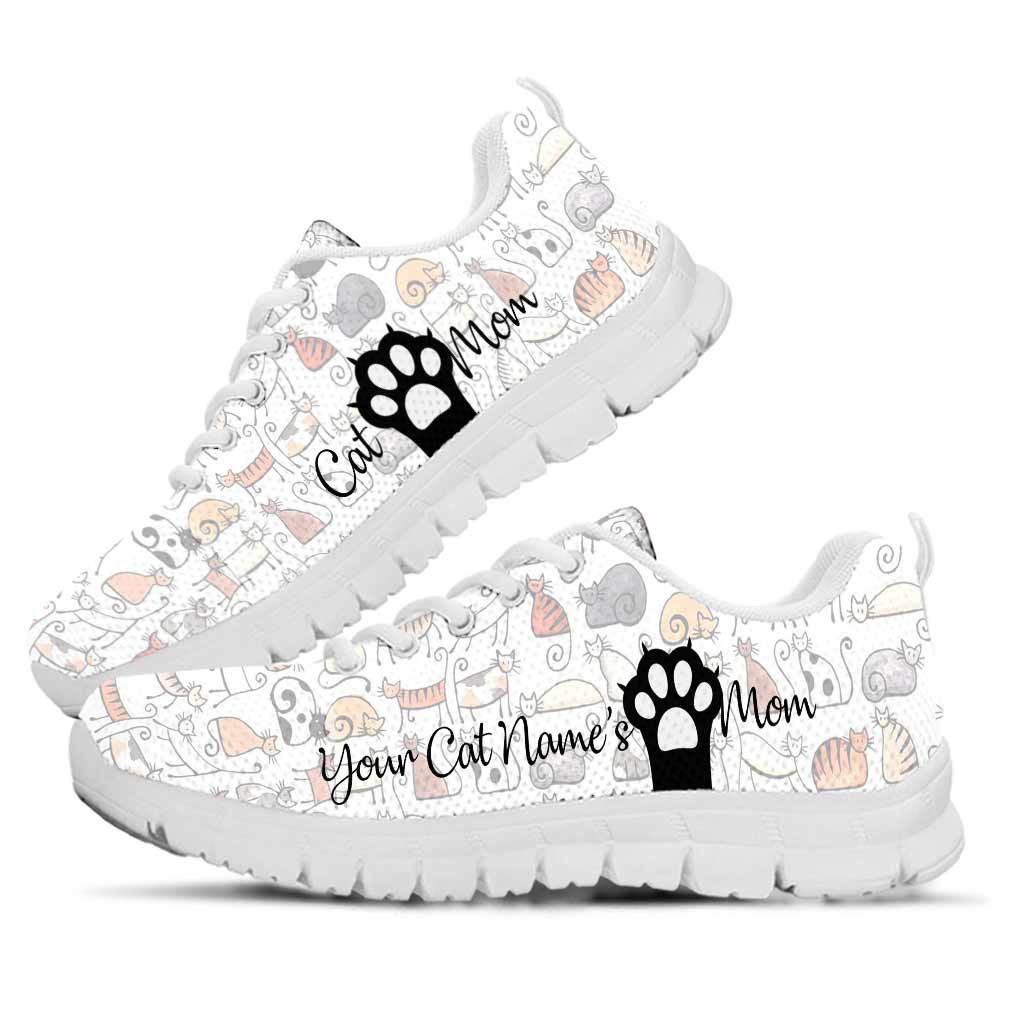 Cats Rule The World Personalized Sneakers