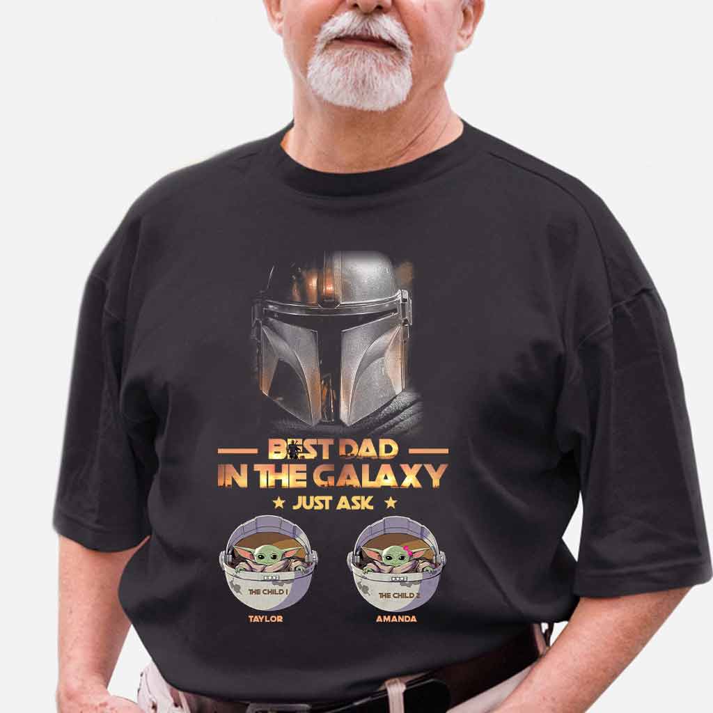 Best Dad In The Galaxy Father's Day - Personalized The Force T-shirt and Hoodie