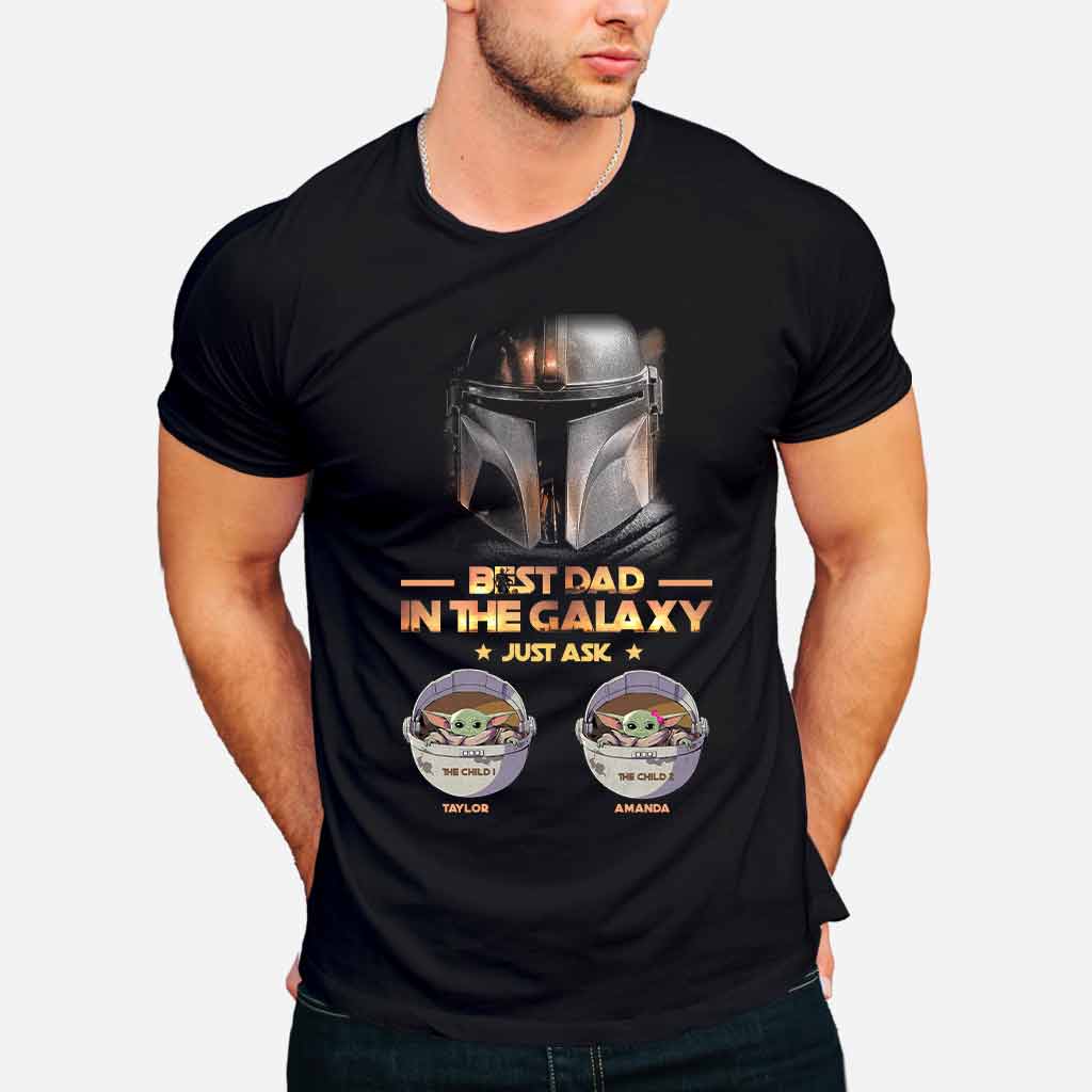 Best Dad In The Galaxy Father's Day - Personalized The Force T-shirt and Hoodie