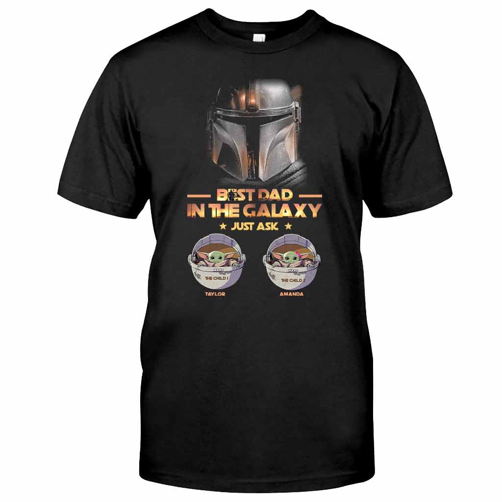 Best Dad In The Galaxy Father's Day - Personalized The Force T-shirt and Hoodie