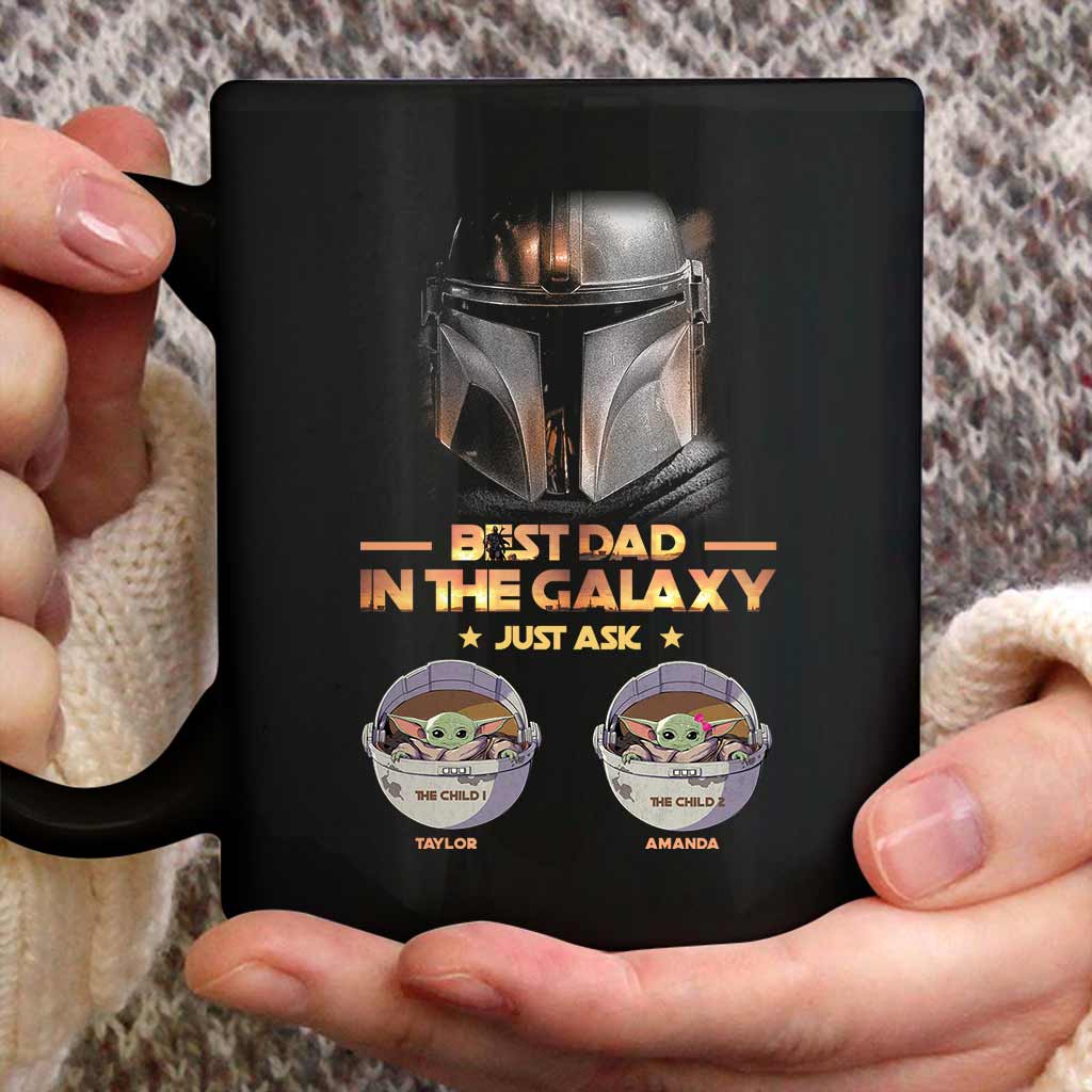 1 Dad In The Galaxy - Personalized Father's Day The Force Mug