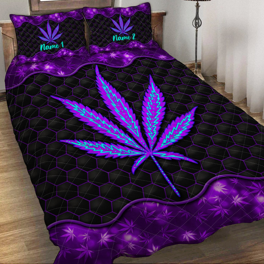 It's 420 Somewhere - Personalized Weed Quilt Set