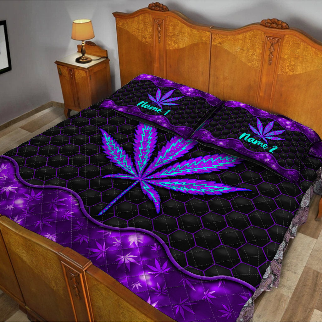 It's 420 Somewhere - Personalized Weed Quilt Set