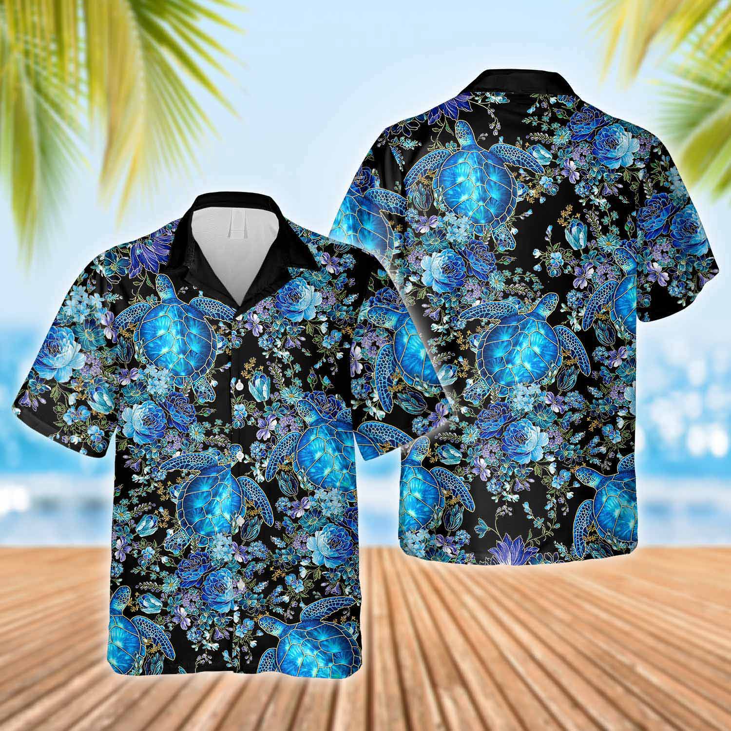 Salty Lil' Beach - Turtle Hawaiian Shirt