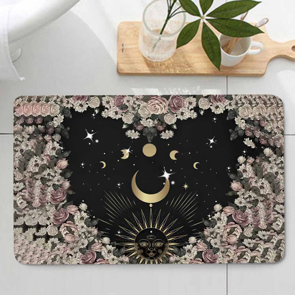 The Moon - Witch 3 Pieces Bathroom Mats Set