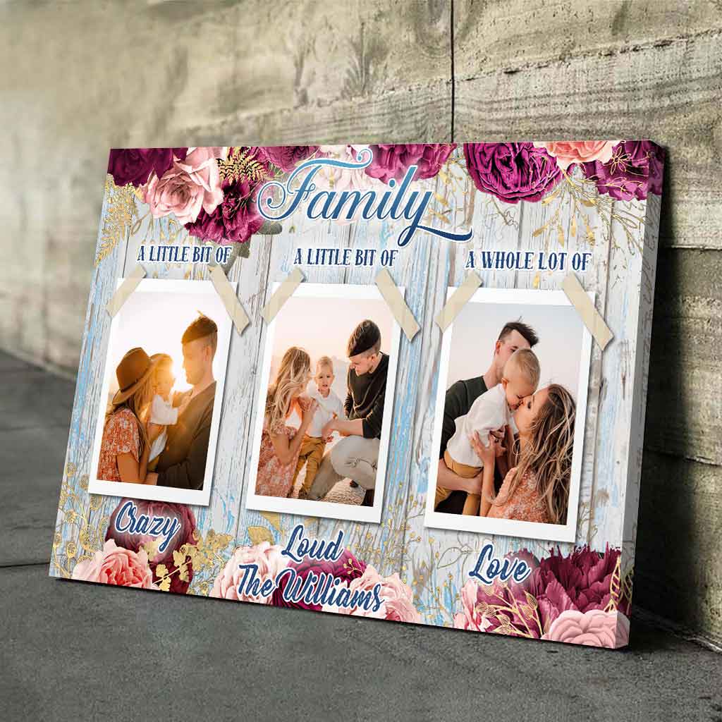 Family A Whole Lot Of Love- Personalized Family Poster