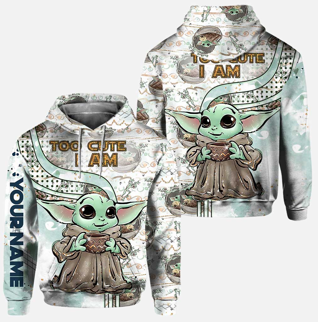 Too Cute I Am - Personalized Hoodie And Leggings