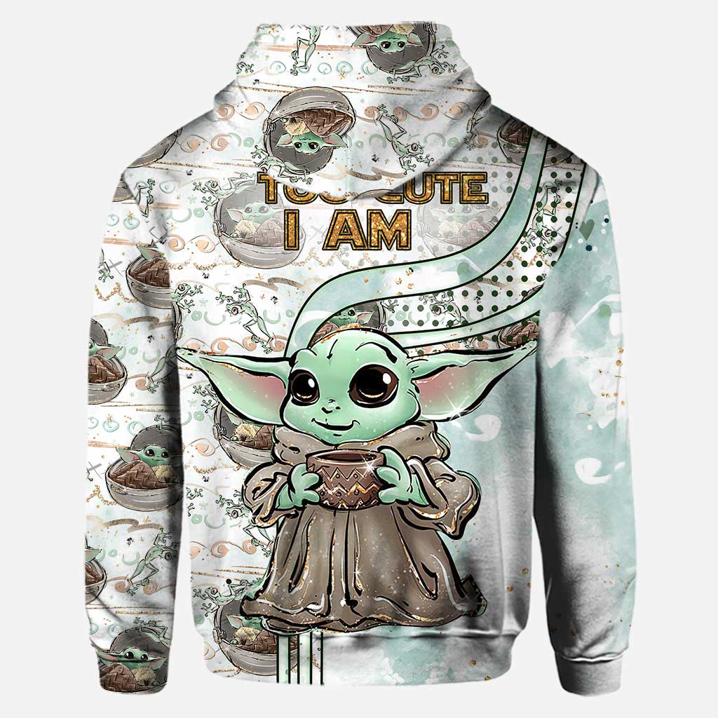 Too Cute I Am - Personalized Hoodie And Leggings
