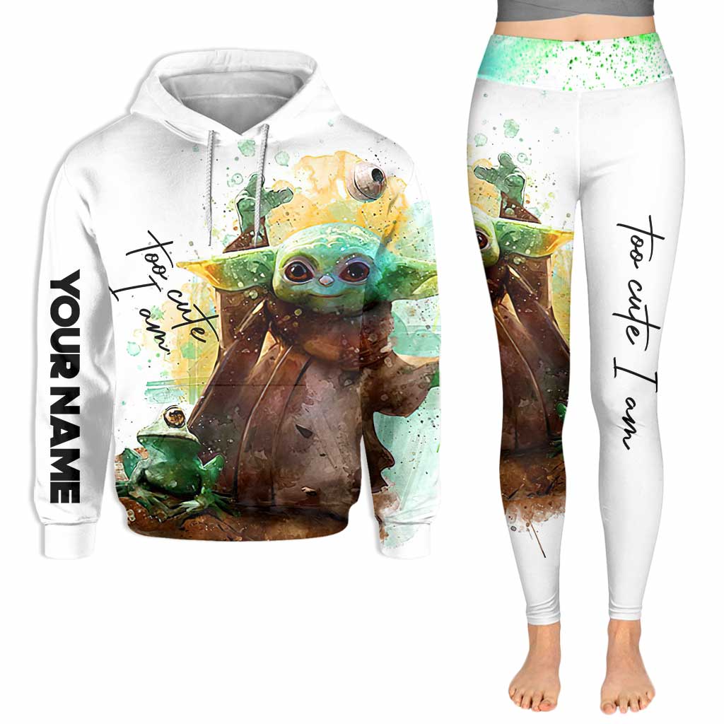 Too Cute I Am - Personalized Hoodie and Leggings