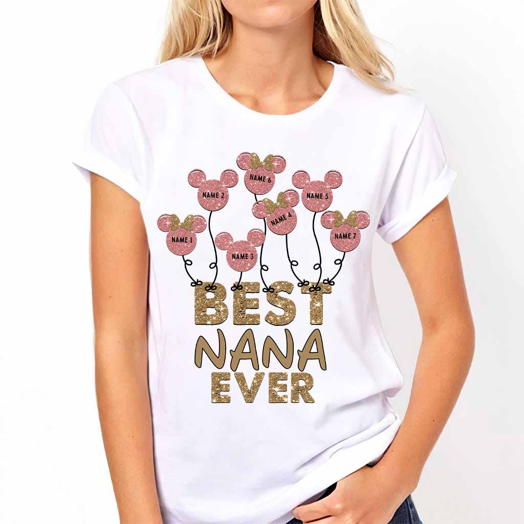 Best Nana Ever - Personalized Mother's Day Mouse T-shirt and Hoodie