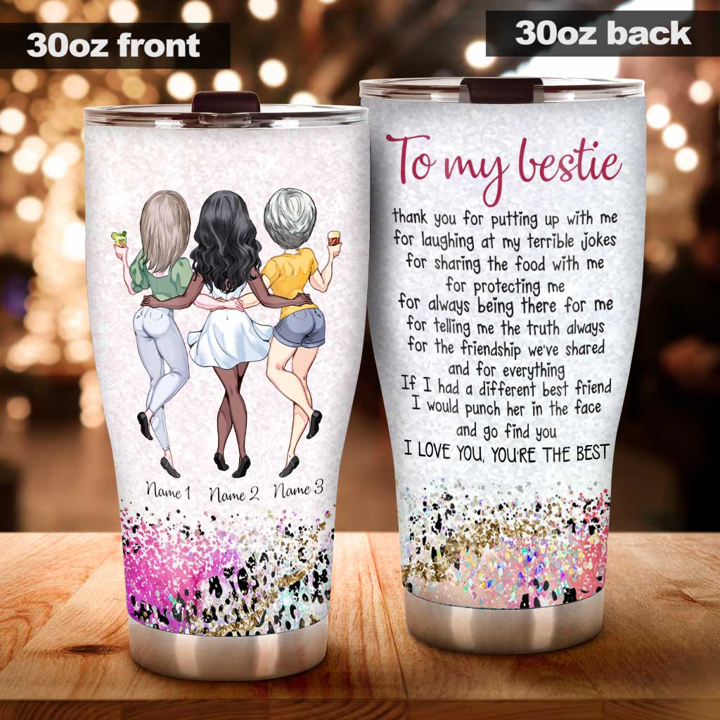 Bestie - Personalized Bestie Tumbler