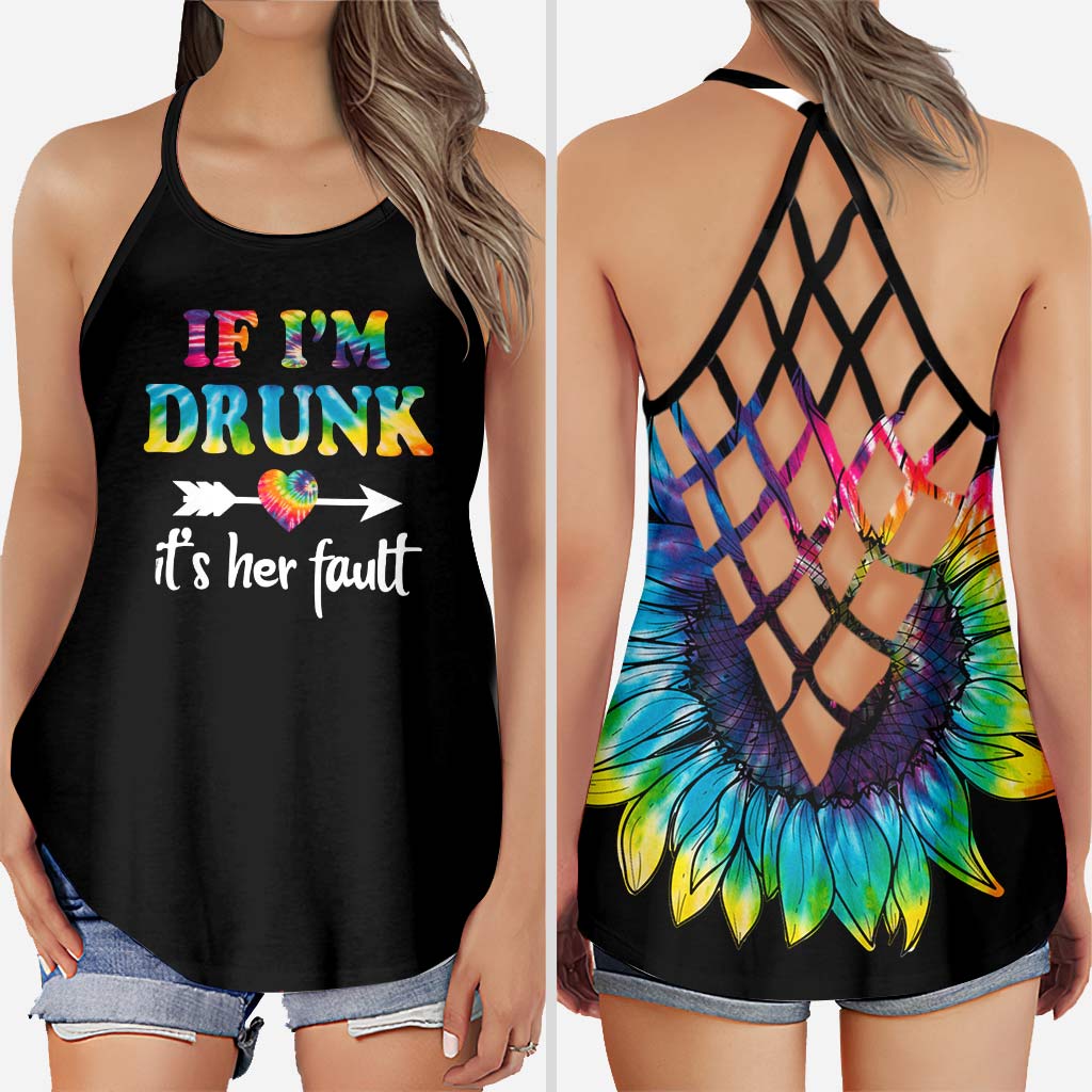 If I'm Drunk It's Her Fault - Bestie Cross Tank Top 062021