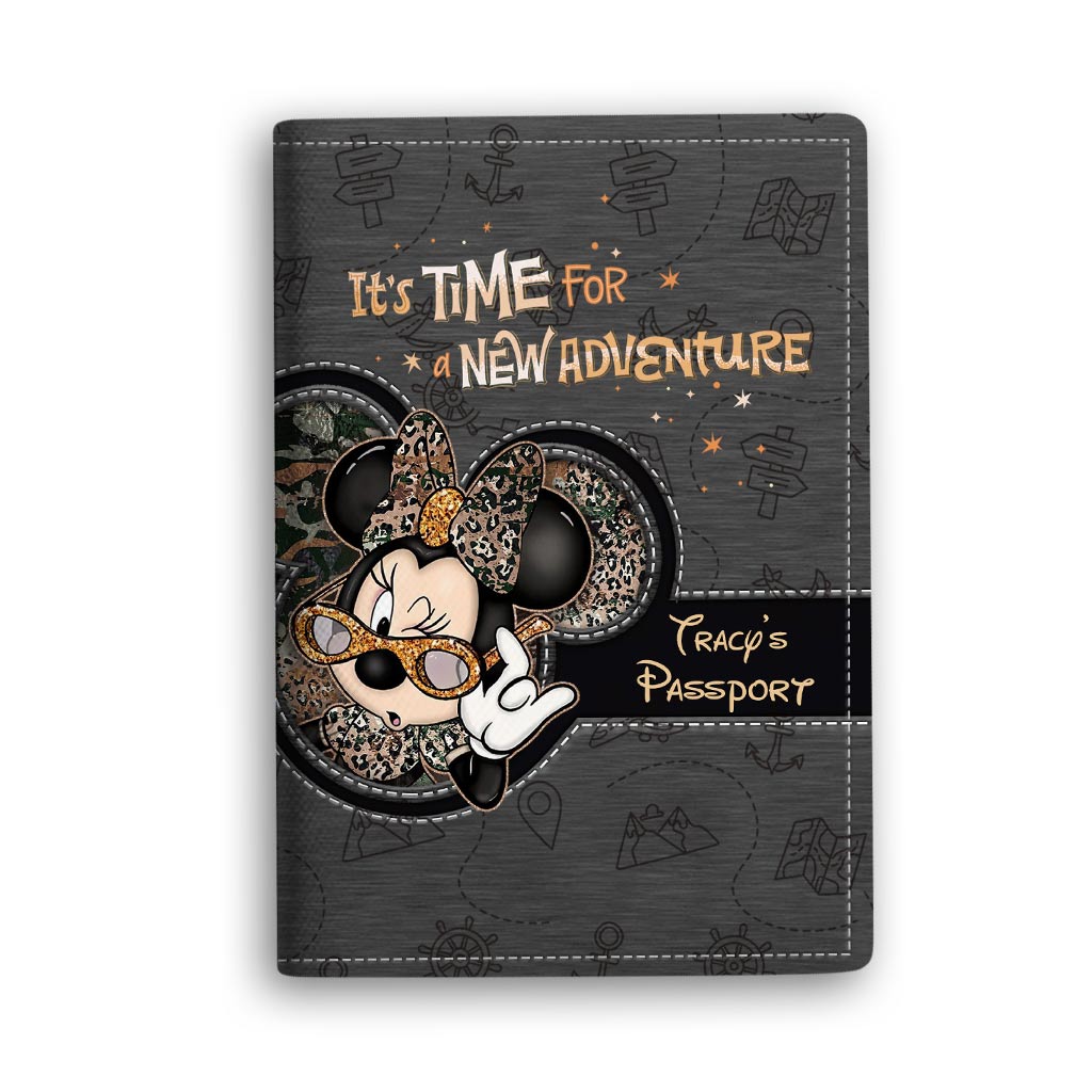 It's Time For A New Adventure - Personalized Travelling Passport Holder