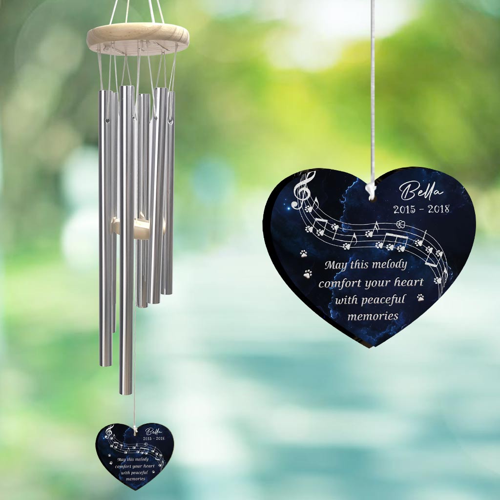 May This Melody Comfort You - Personalized Dog Wind Chime