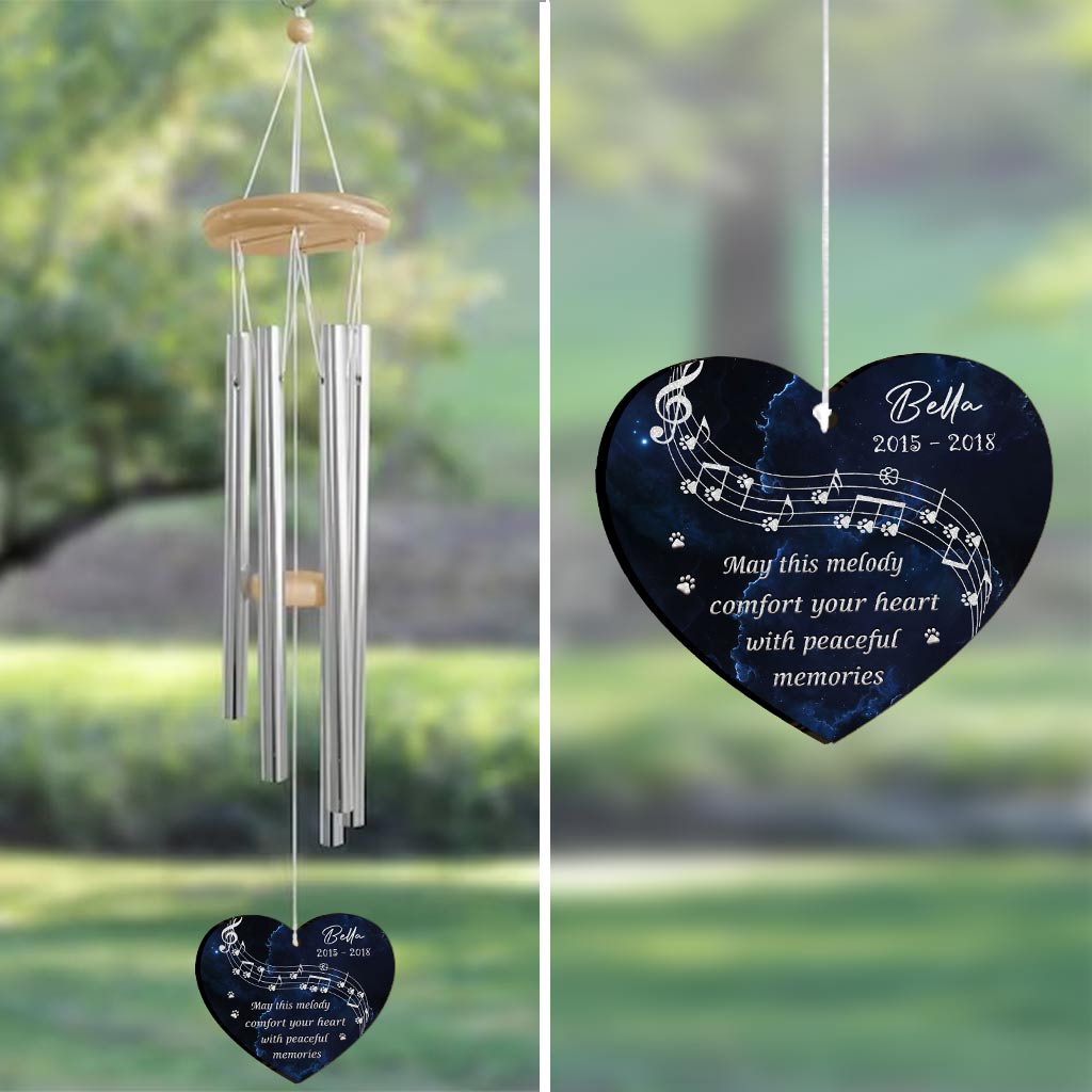 May This Melody Comfort You - Personalized Dog Wind Chime