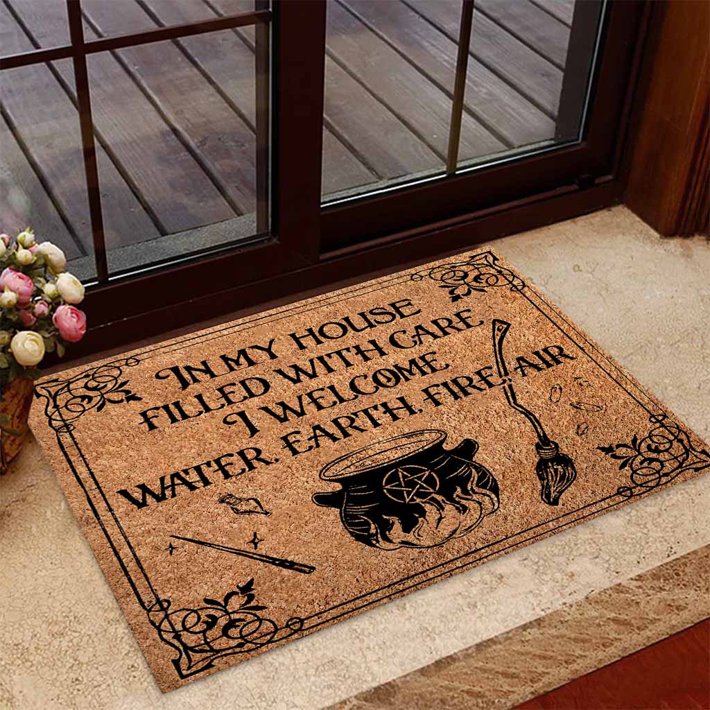 In My House - Witch Coir Pattern Print Doormat