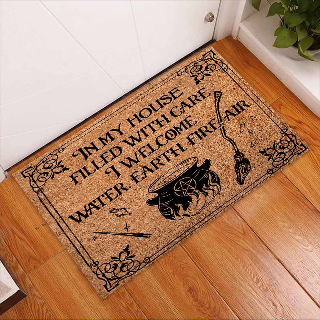 In My House - Witch Coir Pattern Print Doormat