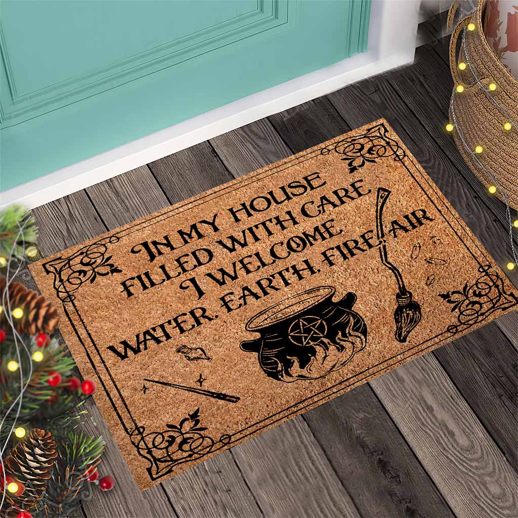 In My House - Witch Coir Pattern Print Doormat