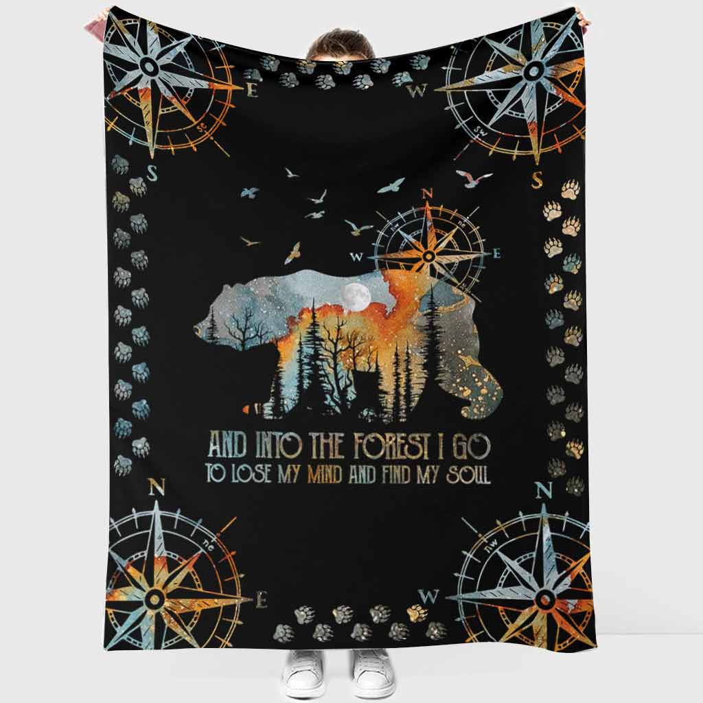 And Into The Forest I Go - Camping Blanket