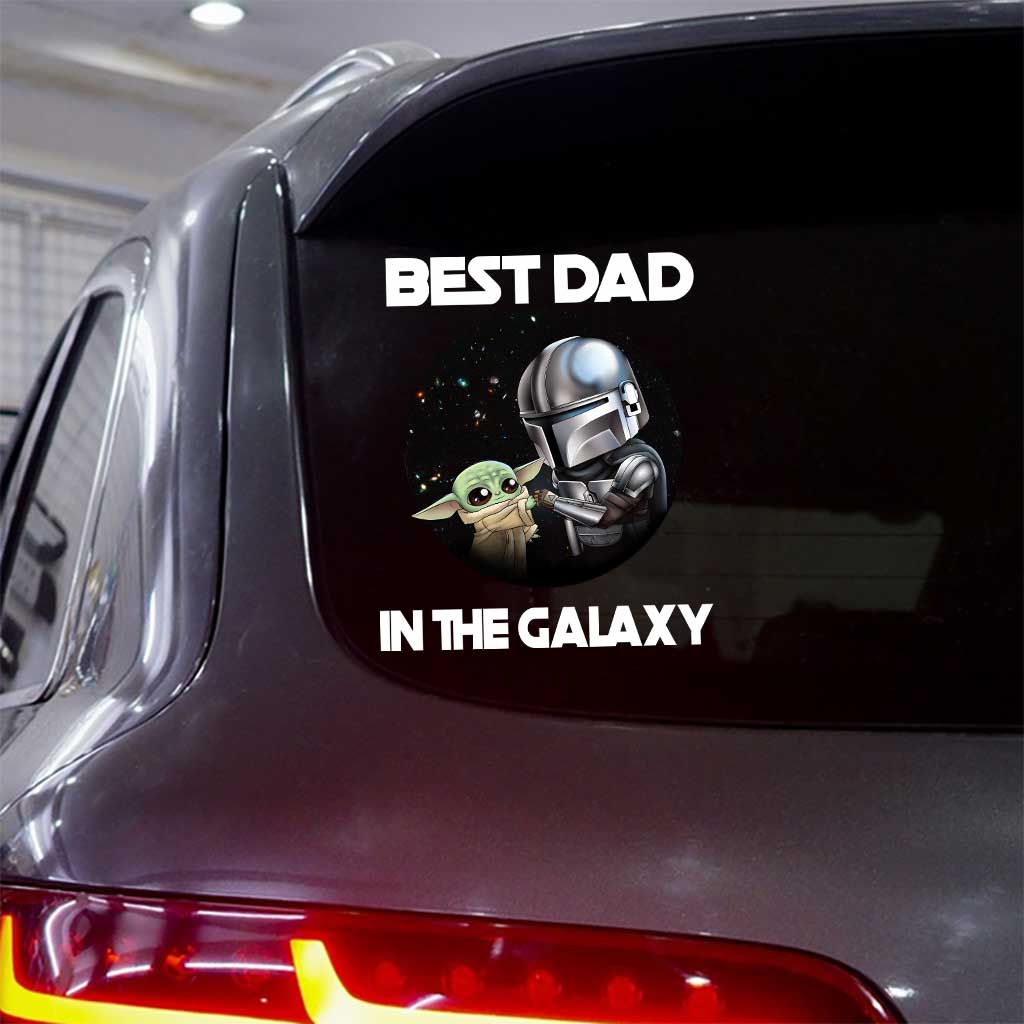 Best Dad In The Galaxy - Personalized Father's Day The Force Decal Full