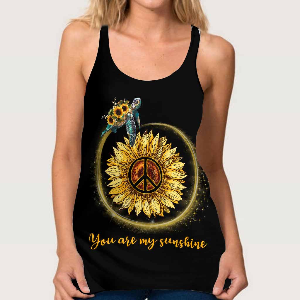 You Are My Sunshine - Turtle Cross Tank Top