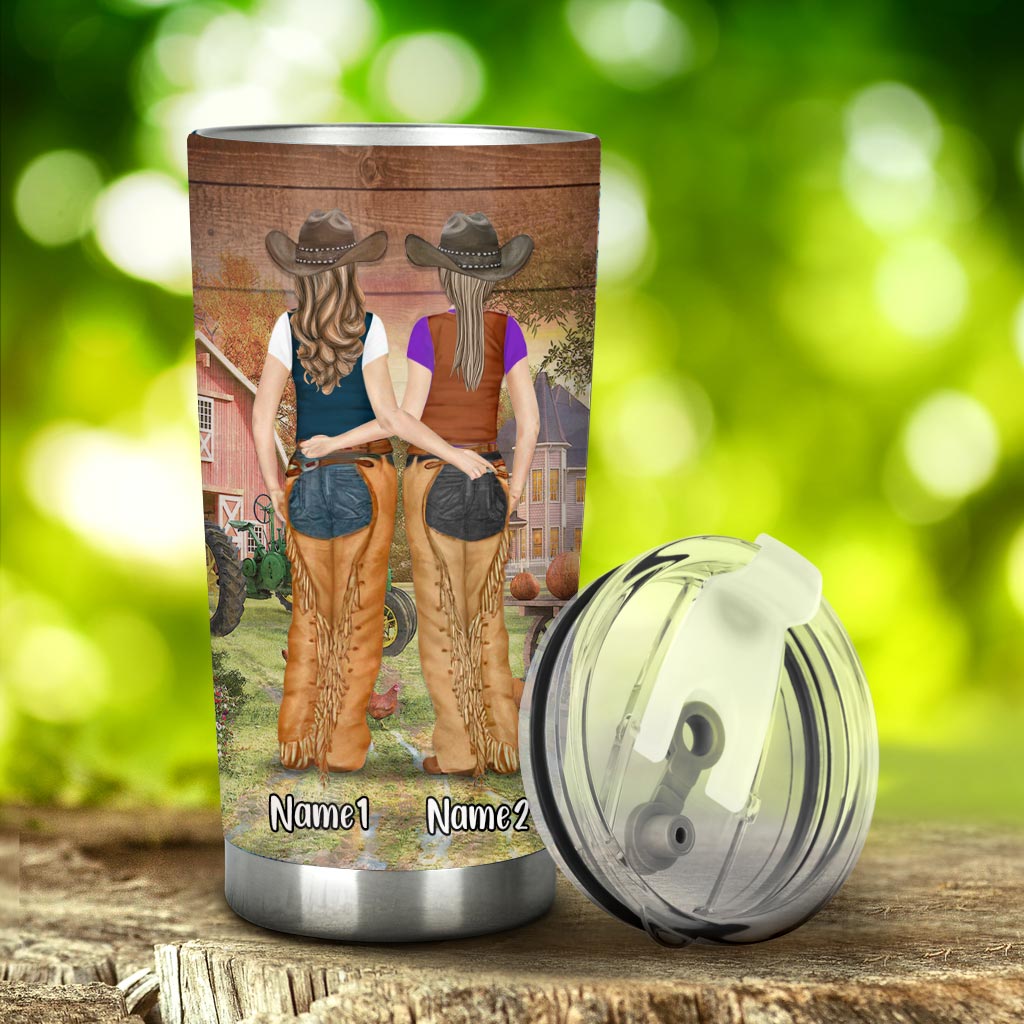 I Love You To The Barn And Back - Personalized Horse Tumbler