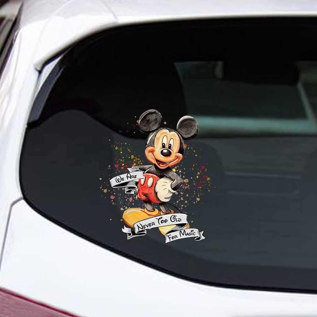 Never Too Old - Mouse Decal Full