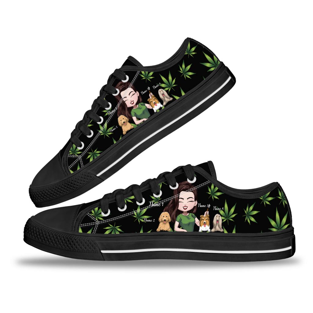 I Like Dogs - Personalized Dog Low Top Shoes