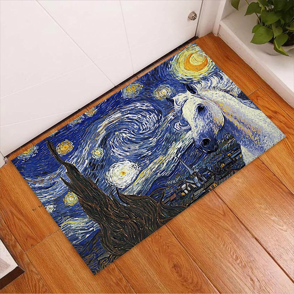 Starry Horse Doormat