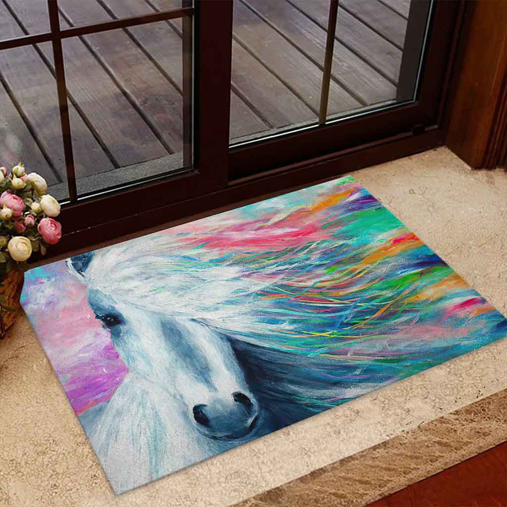 Colorful Horse Doormat