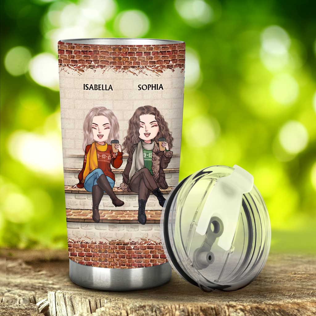 We're Not Sugar And Spice - Personalized Christmas Bestie Tumbler