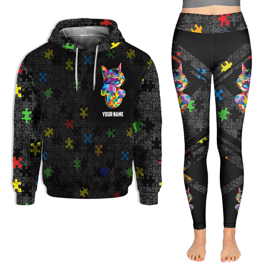Don't Judge What You Don't Understand - Personalized Autism Awareness Hoodie And Leggings