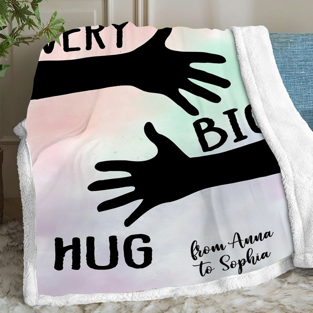 Very Big Hug - Personalized Bestie Blanket