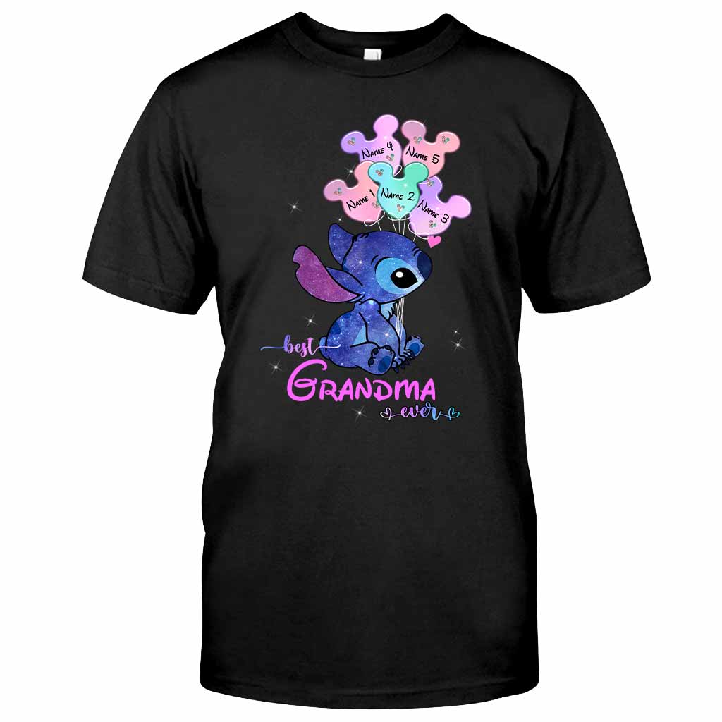 Best Grandma Ever - Personalized Mother's Day Ohana T-shirt and Hoodie