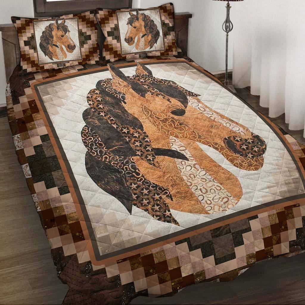 Horse Quilt Bed Set