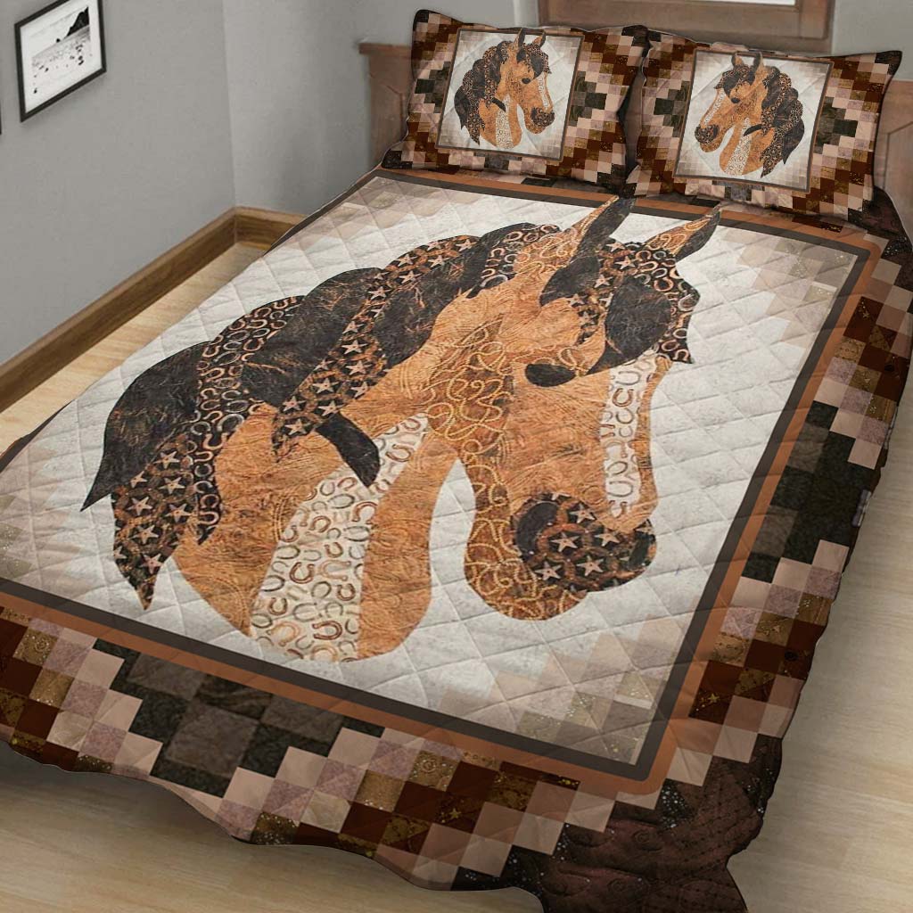 Horse Quilt Bed Set