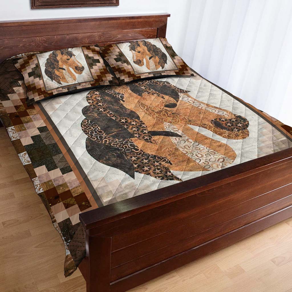 Horse Quilt Bed Set