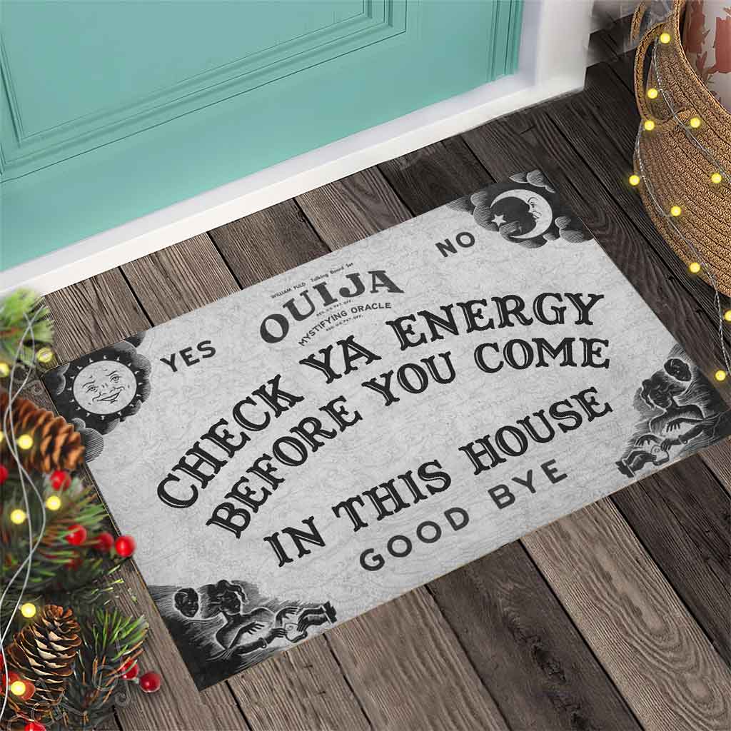 Check Your Energy - Witch Doormat