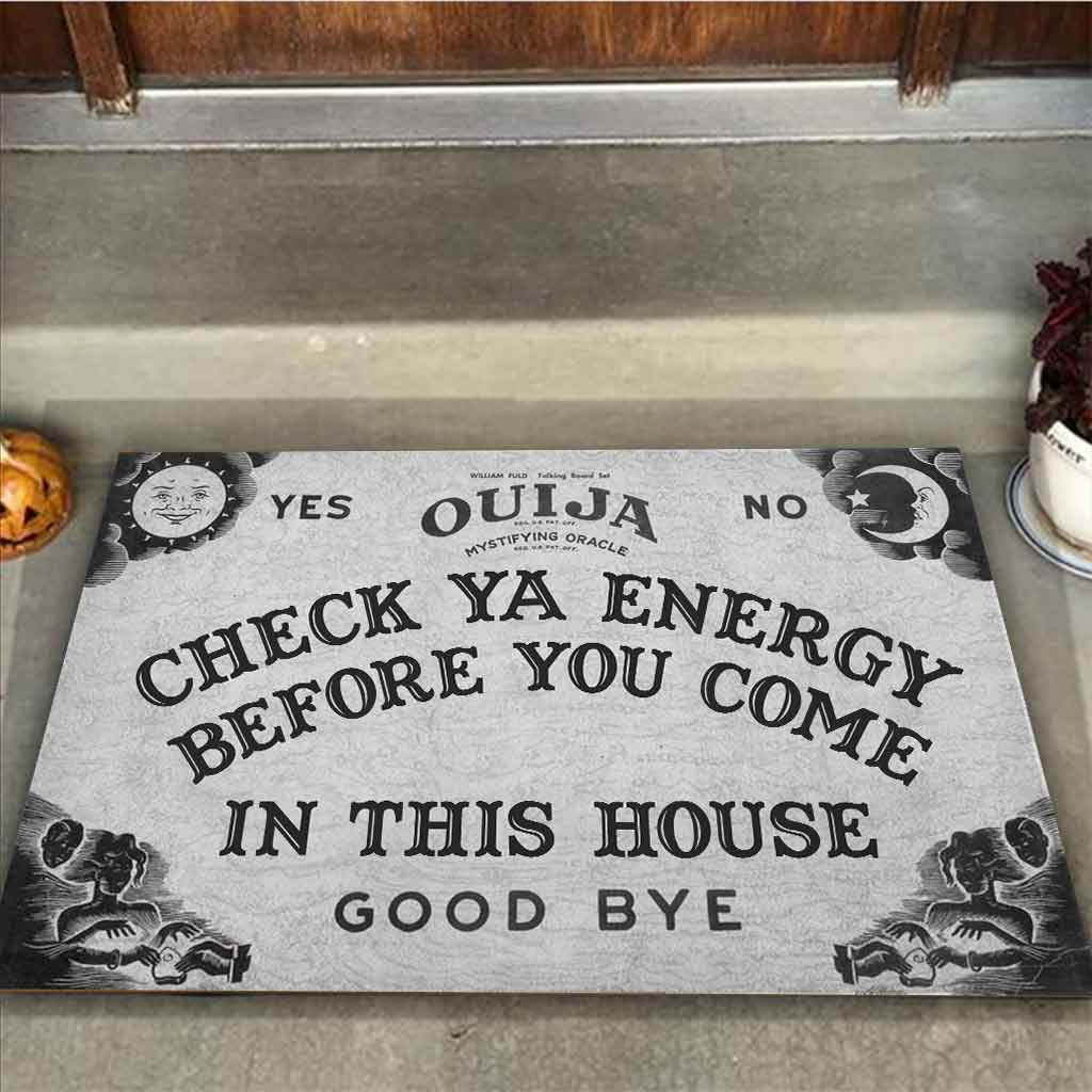 Check Your Energy - Witch Doormat